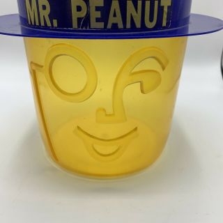 Vintage 1979 Planters Mr.  Peanut Head Plastic Counter Display Barware Container 3