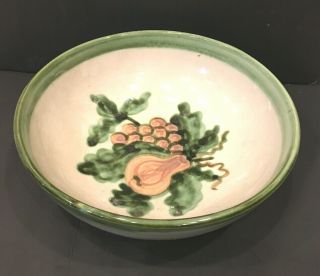 Vintage John B Taylor Ceramics Pottery Heavy Serving Bowl Stoneware Harvest 11 "