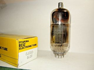 Vintage Philips Ecg Sylvania 6je6c Vacuum Tube Nib Nos