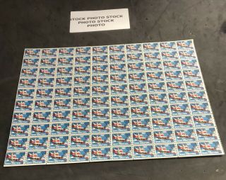 Wwii Full Sheet 100 1942 American Lung Association Christmas Seals Cs36 3015