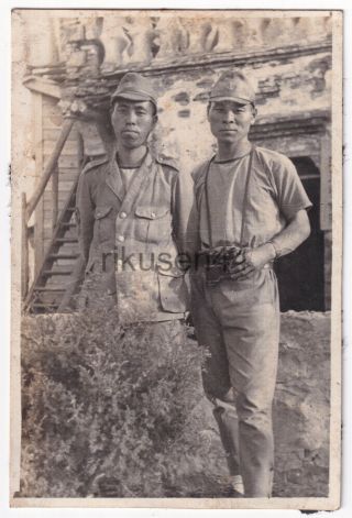 Japanese Naval Landing Forces Photo Sailor With Binoculars Wuhan 1940 