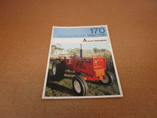 1972 Allis Chalmers 170 Landhandler Tractor Sales Brochure 6 Page