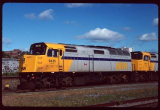 Rail Slide - Via Rail Canada 6435 Halifax Ns 9 - 12 - 1993