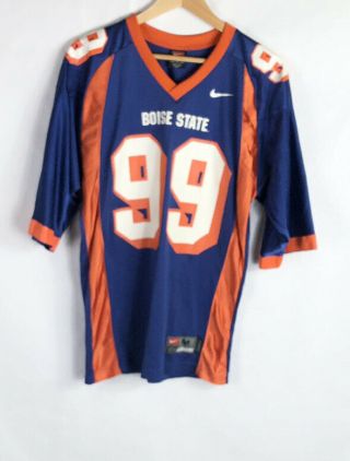 Vintage Nike Rare Boise State Broncos 99 Blue Football Jersey Men’s Size Medium