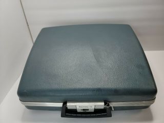 Vintage 1950s Royal Portable Typewriter Case Only With Documentation And Key
