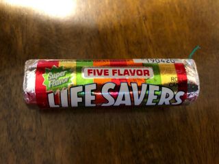 Rare Vintage Life Savers Five Flavors Hard Candy Nos
