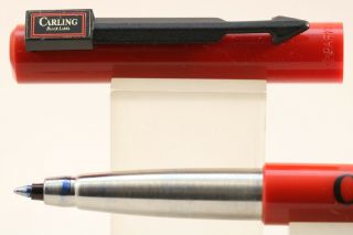 Vintage (1999) Parker Vector Sport Rollerball Pen,  Red With Black Trim