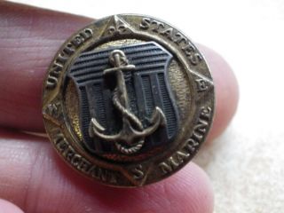 Vtg Sterling Silver United States Of America Merchant Marines Pin Pinback Aeco
