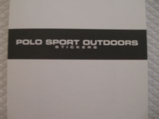 Ralph Lauren Polo Sports Outdoors Stickers Set - 4 Multi - Color Stickers,