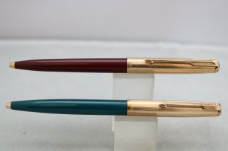 Vintage (c1950 - 69) Parker 51 Jotter Ballpoint Pens,  2 Available,  Uk Seller