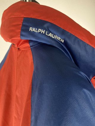 Vintage Polo Ralph Lauren Rl67 Usa Downhill Ski Puffer Down Coat Size Large