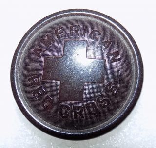 Ww2 American Red Cross Uniform Button 1 - 1/8 " Dia.  Alberts So 5 1943