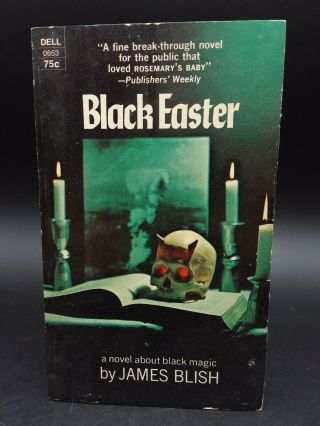 James Blish Black Easter Vintage 1969 1st Prtg Pb Classic Black Magic Novel