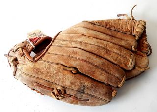 Rawlings Mickey Mantle Pro Model GT99 Vintage Leather Baseball Glove Mitt 2