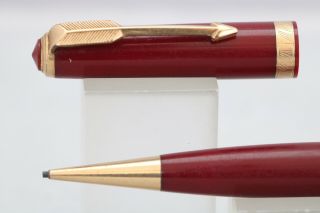 Vintage (1952) Parker Duofold Burgundy Mechanical Pencil,  Gt
