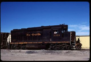 Rail Slide - Drgw Denver & Rio Grande Western 3011 Grand Jct Co 6 - 1987