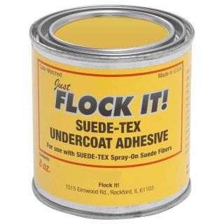 Easy To Apply Suede - Tex Undercoat Adhesive For Jewelry Boxes - Med Blue 8oz