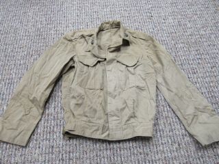 Wwii Era Usmc Tan Enlisted Ike Type Vandergriff Jacket With Matching Enlisted