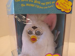Vintage Furby Babies White with Pink Ears 70 - 940 Electronic 3