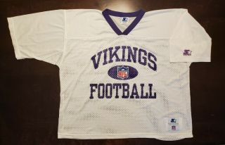 Rare Vintage 1995 Starter Minnesota Vikings Practice Jersey,  Men 