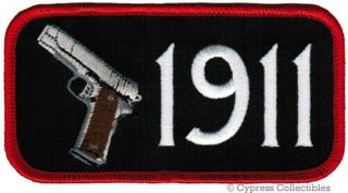 Gun Patch 1911 Pistol Emblem 2nd Amendment Embroidered Iron - On Semi - Auto M1911a