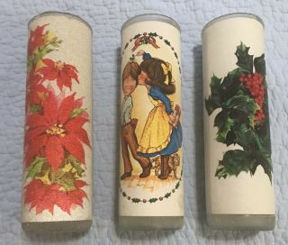 3 Christmas Kfc Candle Votive Happy Holidays From Kentucky Fried Chicken 1985