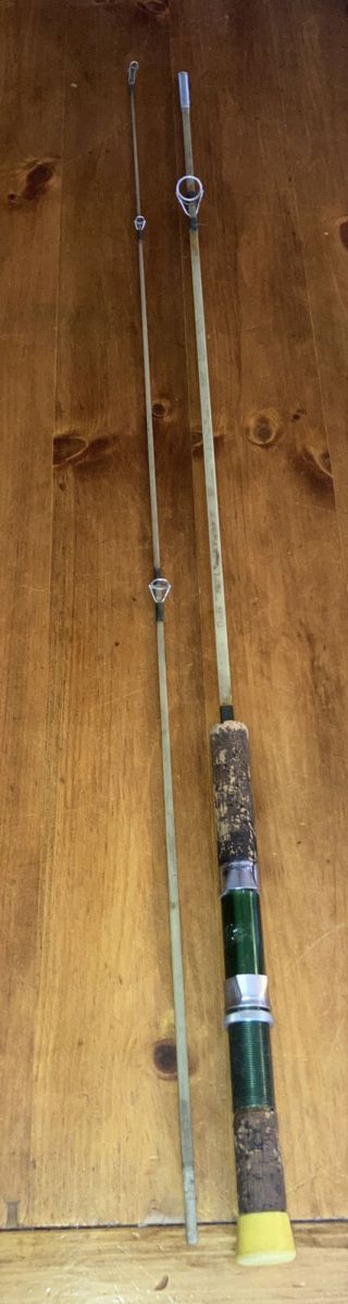 Old Vintage Wright & Mcgill Daisy Square Glass Fishing Rod - 6 1/2 Repairable