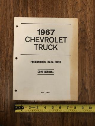 1967 Chevrolet Truck Data Book