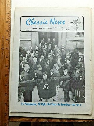 1974 Chessie News Employee Newspaper.  Chesapeake & Ohio,  Baltimore & Ohio Rr
