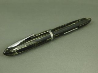 Vtg Sheaffer Balance 500 Green Striated Lever - Filling Fountain Pen