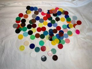 Vintage Drycol Gering Salesman Sample Color Discs Monsanto Color Plastic