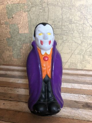 Empire Halloween Blow Mold Dracula Vampire Pathway Light Cover Topper 1998 9”