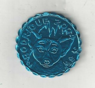 2004 Krewe Argus Blue Dog Art Artist George Rodrigue Mardi Gras Doubloon Coin