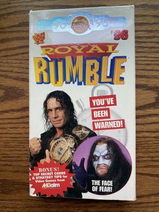 Wwf Royal Rumble 96 Vhs Coliseum Video Pro Wrestlingtapewwe Wcw Vintage Wcw Aew