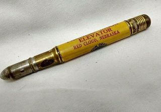 1937 Red Cloud Nebraska John Deere Bullet Pencil Farmer ' s Union Elevator 3