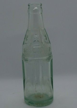 Vintage Coca Cola Stars And Panel Soda Water Bottle 1923 Albuquerque N M