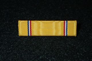 Ww2 Us Army Usaaf American Defense Medal Ribbon Bar 3/8 " Pin Back Vg,