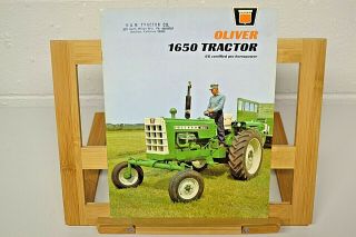 1966 Oliver 1650 Tractor Sales Brochure