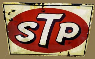 Nostalgic Stp Aluminum Metal Rusted Looking Sign 12x18