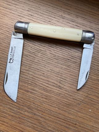 Ancien Couteau Le Sabot Fontenille Vintage Knife Thiers