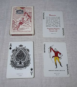 Vintage Squeezers Bulldog Back 9352 Playing Cards Deck Consolidated - Dougherty