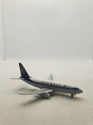 Aeroclassics 1:400 Olympic Airways Sx - Bca Boeing 737 - 200 Model Aircraft