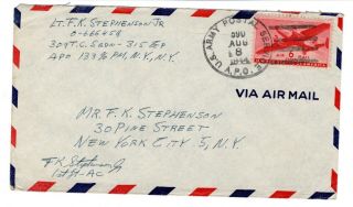 Wwii 1944 315th Troop Carrier Group 8th Aaf Cover Apo 590 England Censored