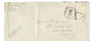 Wwii 1942 3rd Infantry Division Cover Apo 3 Morocco North Africa Censored