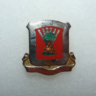 Postwar Us Army 40th Anti - Aircraft Artillery Battalion Dui Unit Crest (japanese)