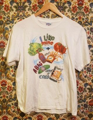 Vtg 1995 Caribbean Soul Cheeseburger In Paradise Jimmy Buffet T - Shirt Mens Xl
