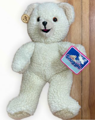 Vintage Nwt 1986 Snuggle Fabric Softener Bear 10 " Plush Lever Brothers Russ