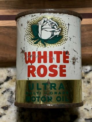 White Rose Ultra Multi - Grade Promotional Coin Bank Oil Can