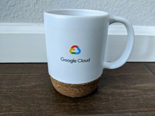 Google Cloud Coffee Mug W/ Cork Bottom Employee Exclusive Item