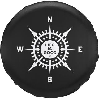 Life Is Good.  Tire Cover Compass Lig - Night Black (30)